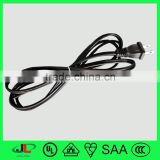 NEMA 1-15P Plug UL Male End Type American 2 Pin Extension Cord Plug