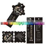 High Quality Custom Black Clothes Paper Tag Printing Service in China thumbnail-1