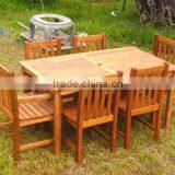 Vietnam Eucalyptus Wood Garden Outdoor Furniture Dining Set thumbnail-1
