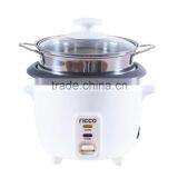 0.6L Mini Electric Drum Rice Cooker With Stainless Steel Steamer