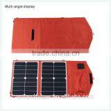 30W Portable Universal Foldable Solar Cell Phone Charger for Laptop and Mobile Phone thumbnail-3