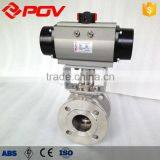 Flanged V Type Pneumatic Ball Valve DN200 China Manufacturer thumbnail-1