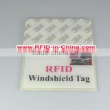 Car Tracking RFID Plastic Labels Adhesive on Car Windshield