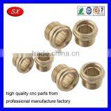 Custom Brass Valve Stem , Stainless Steel Adaptors ,CNC Lathe Turning Parts thumbnail-1