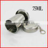 Wholesale Stainless Steel Folding Cup Folding Telescopic Cup Outdoor Folding Cup 304 Folding Cup Camping Climbing on Foot thumbnail-1