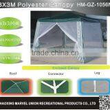 3x3M Concise Beautiful Netting Gazebo thumbnail-2