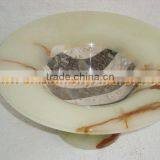 Hot Sale MANUFACTURER AND EXPORTERS OF ONYX FRUIT TRAYS HANDICRAFTS thumbnail-2