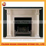 Chinese Carved Marble Stone Fireplace for Construct Decoration thumbnail-1