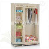 Portable Non-Woven Fabric Wardrobe Cloghtes Storage Cabinet thumbnail-1