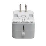 Universal Travel Power Adapter Plugs With Dual USB Travel Abroad Universal Travel Power Adapter Converter thumbnail-2