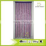 Bead Curtain With Purple Ribbon thumbnail-1
