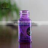China Manufacture Purple Color 10ml Glass Bottle for Essential Oil thumbnail-2