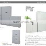 Fireproof Metal Safety Filing Cabinet Swing Door Filing Cabinet Metal Cupboard Storage Box Cabinet thumbnail-2