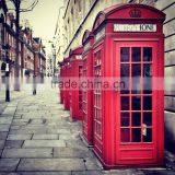 Red Antique London Public Telephone Booth Decoration for Sale Made by Chinese Manufacture thumbnail-1