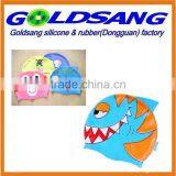 Waterproof Print Silicone Swimming Cap for Kids thumbnail-3