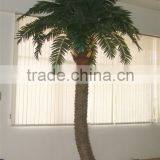 Home Garden Edging Decorative 5ft to 16ft Height Outdoor Artificial Green Plastic King Palm Leaf Products EDS06 0801 thumbnail-3