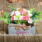 Factory Wholesale Cement Decorative Garden Plant Pots Indoor thumbnail-5