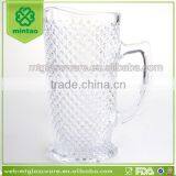 Machine Made Crystal Fruit Beverage and Water Glass Pitcher thumbnail-1
