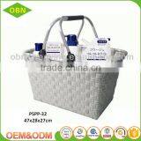 Cheap Woven Market PP Aluminum Frame Baskets thumbnail-1