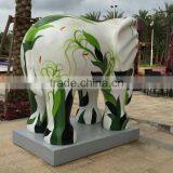 Fiberglass Garden Elephant Sculpture thumbnail-6