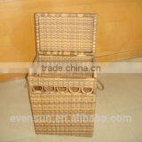 Outdoor Rattan Waste Bin Price thumbnail-2