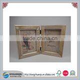 Vintage Custom Made Heart Carved Wooden Photo Frame CN thumbnail-4