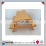Kitchen &BBQ Condiment Pictic Table Miniature Furniture Outdoor Garden Wooden Picnic Table & Benchs thumbnail-2