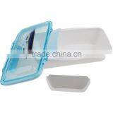 Clear Plastic Bento Lunch Box With Lock thumbnail-3