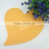 Lover Heart Cellular Shaped Heat Resistant Silicone Pot Holder/Mat/Pad/Trivet/Coaster thumbnail-4