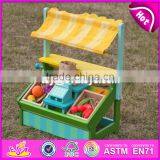 2017 New Design Funny Fruit Play Set Wooden Kids Supermarket W10A060 thumbnail-3