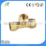 Pipe Connector Compression Brass Fitting thumbnail-3