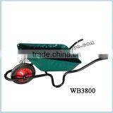 Heavy Duty Metal Tray Green Color Wheelbarrow For Sale thumbnail-6