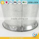 Garden Iron and Zinc Powder Coated Metal Buckets for Flowers Metal Bucket Planters thumbnail-3