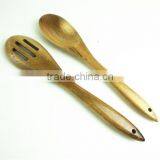22036 High Quality Beech Wood Spoon Slotted Spoon thumbnail-5