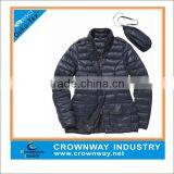 Women's Outdoor Waterproof Nylon Cotton Lined Windbreaker Jacket With Bag thumbnail-1