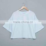 Sublimation Blank French Terry T-shirt Custome Design Print no Minimum Quantity Real Factory thumbnail-1