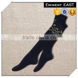Golden Lurex Thermolite Winter Warm Black Knee High Socks thumbnail-1