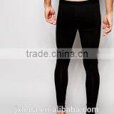 Men Black Soft Loungewear Fitness Wear Leggings OEM Custom Factory in China thumbnail-2