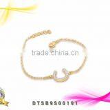 Shoe Horse Charm Gold Plated Bracelets thumbnail-1