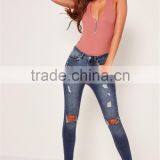 MGOO Elegant 95% Cotton 5% Spandex Bodysuits Ribbed Choker Neck Pink Tops Sleeveless Zip Up Tops thumbnail-6