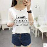 New T-shirt Female Loose Short-sleeved Summer 2017 thumbnail-2