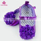 Big Flower Decorative Stylish Newborn Girls Crib Shoes Baby Girl Shoes Toddlers Soft Shoes thumbnail-6