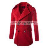Hot Sale Good Quality Cheaper Price Boy Youth Style International Fan Woolen Long Men Winter Coat thumbnail-5