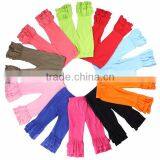 Wholesale Girls Simple Leggings Kids Cotton Solid Color Triple Icing Ruffle Sew Sassy Pants thumbnail-1