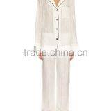 Long Sleeve/pants Sexy Nighty Design Liner Fabric Pajamas Ladies Suit Deisgns thumbnail-2