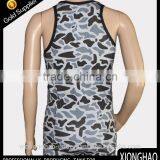 Black and White Stripe Fashion Style Mens Singlet for Wholesalse thumbnail-4