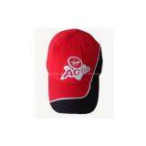 Sell Red Sports Hats, Cotton Baseball Caps thumbnail-1