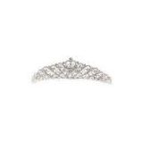 Custom design rhintestone bridal wedding tiara crowns cheap with silver plating
