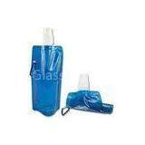 480ml PET / PA / PE Cartoon Character Printing Foldable Water Bottle With Carbiner thumbnail-1