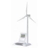 Multifunction Solar Wind Turbine Model With Digital Calendar